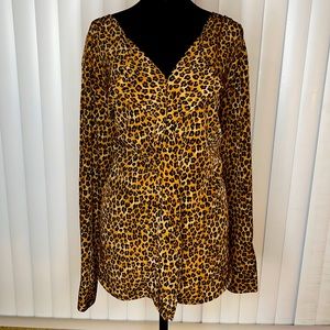 Dana Buchman Women’s Animal Print Blouse